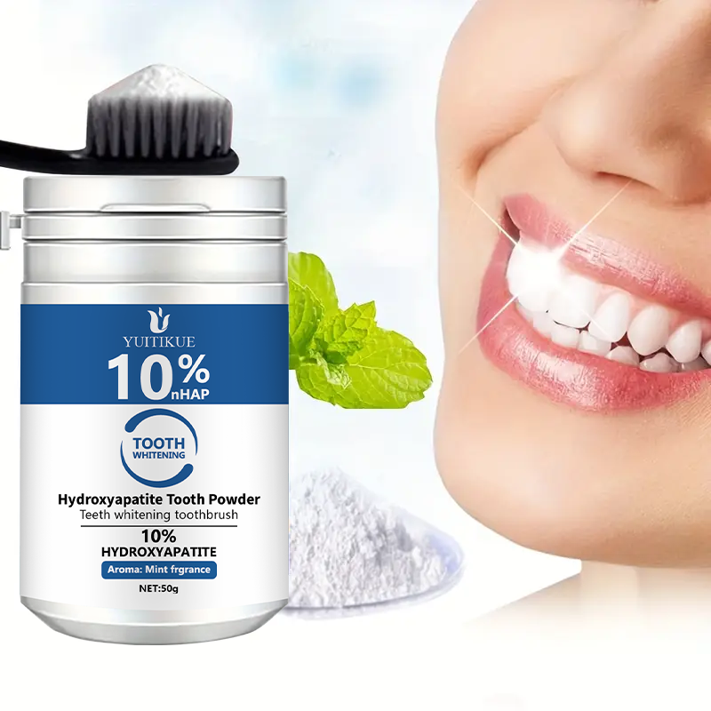Teeth Whitening At Home - 유티쿠에 10% nHAP 치아 분말 50g