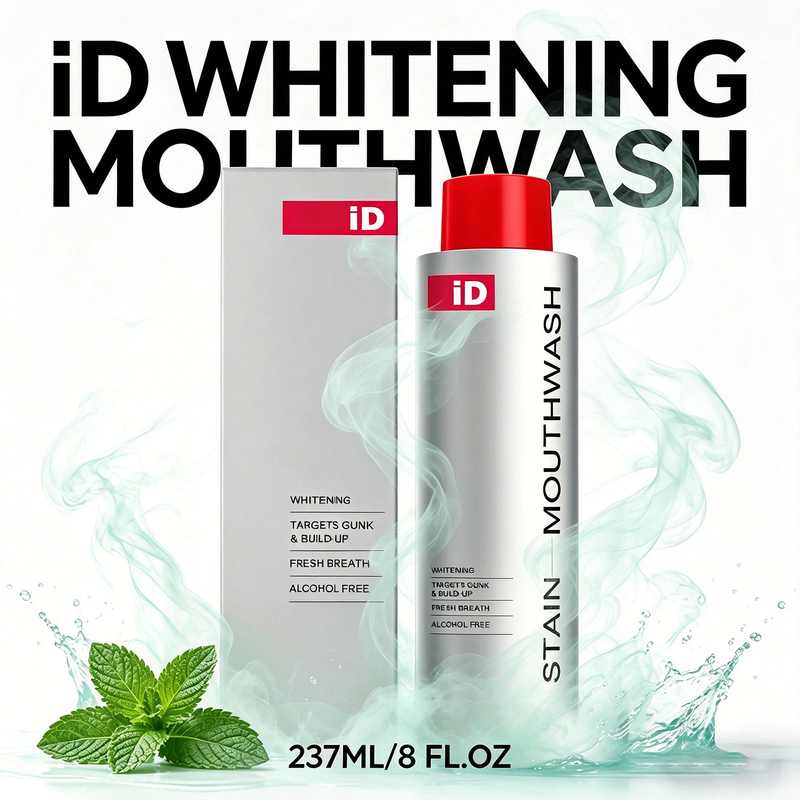Whitening Mouthwash - 새로운 얼룩 제거 구강청결제 – 부드러운