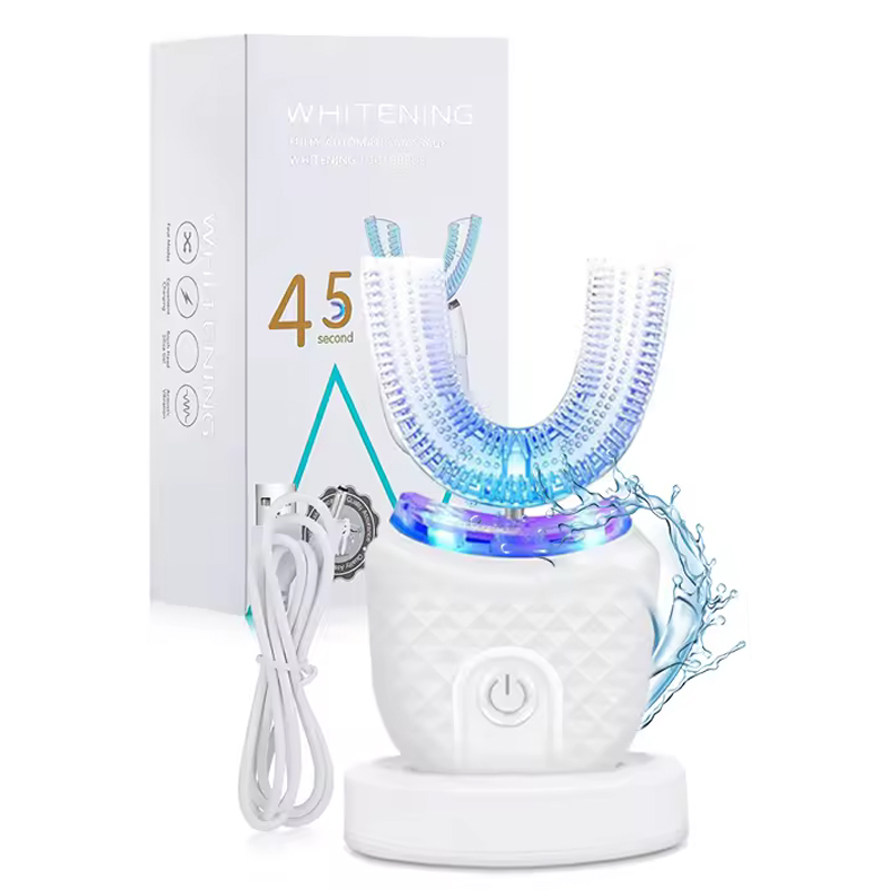Teeth Whitening Toothbrush - 치과 진료 U자형 전동 칫솔 제조업체,