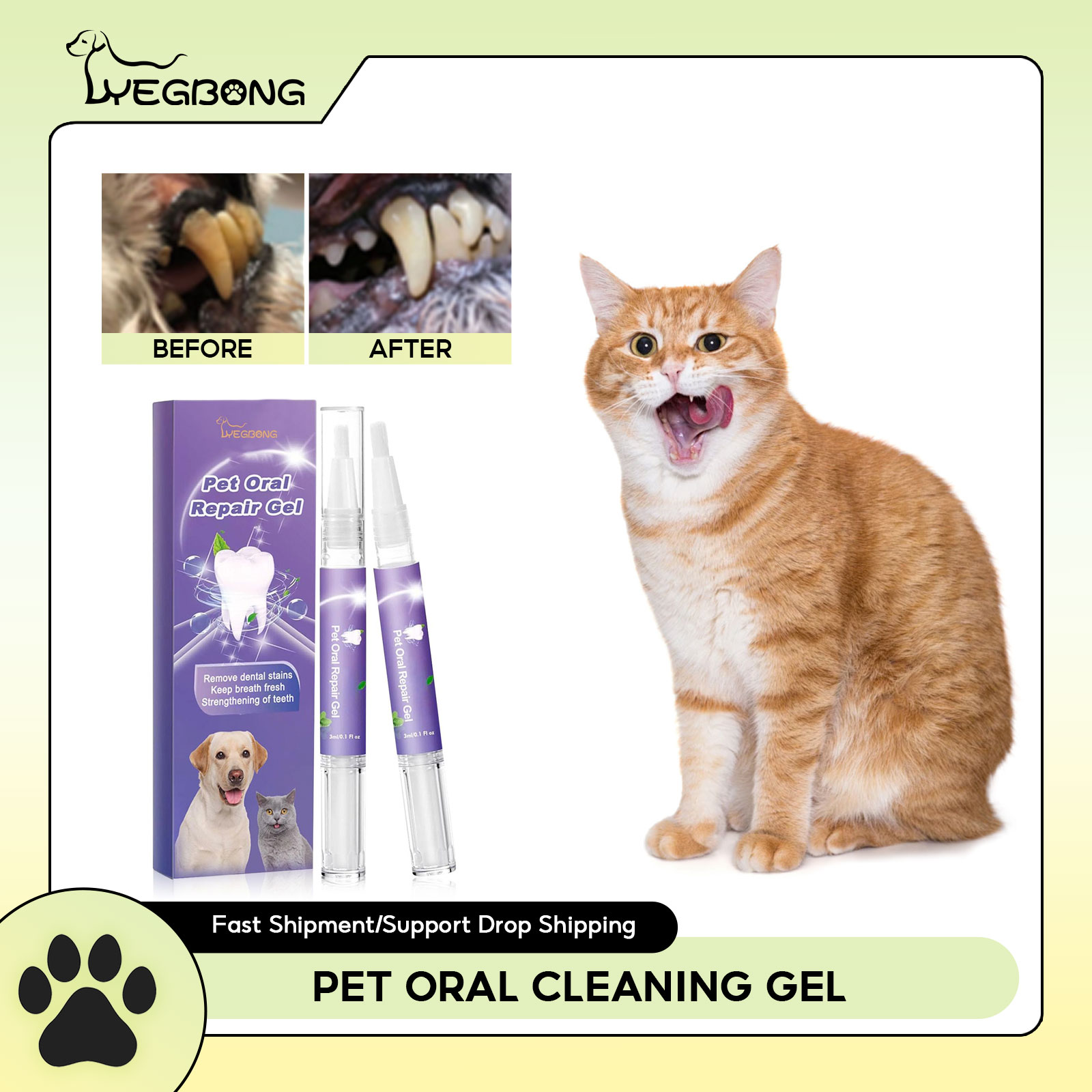 Teeth Whitening With Hydrogen Peroxide - 애완 동물 구강 수리 젤 강아지