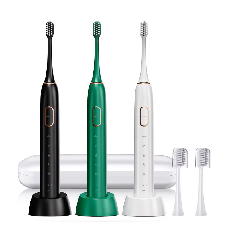 Teeth Whitening Toothbrush - 소닉 전동 칫솔 2개 헤드 5가지
