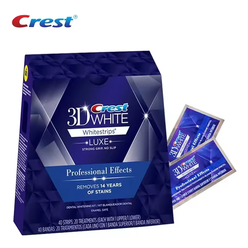 Teeth Whitening Effects - 크레스트 3D 화이트 스트립스 치아 미백
