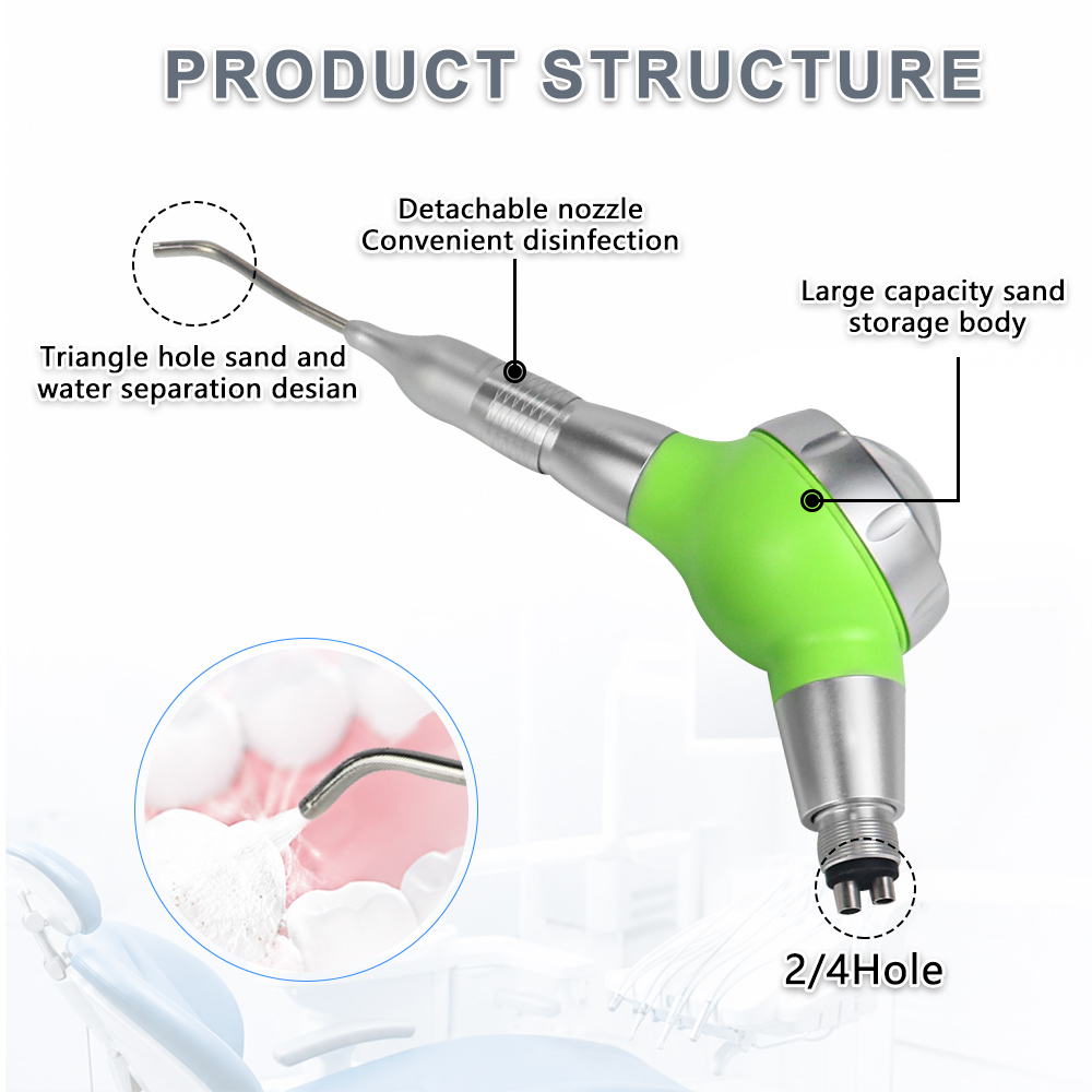 역류 방지 장치가 있는 치과용 에어폴리셔 2홀 및 4홀 - Teeth Whitening Options 리뷰 및 가격