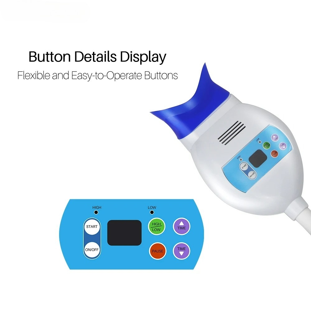 데스크탑 치아 미백 냉광기 8 LED 3색 조절 가능  - Teeth Whitening Free 리뷰 및 가격