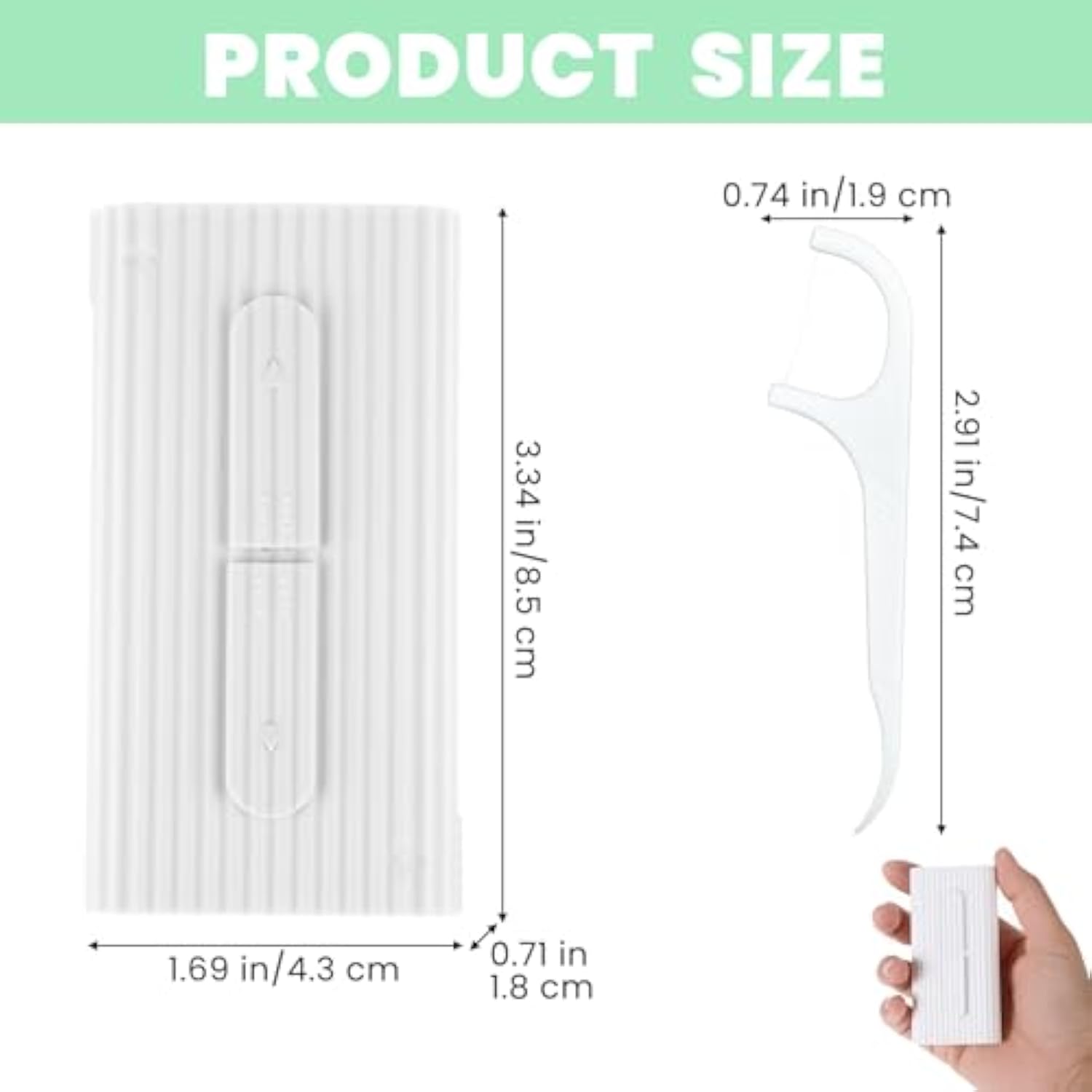 휴대용 자동 치실 디스펜서 팝업 여행용 치실 보관 케이 - Dental Floss Picks 리뷰 및 가격