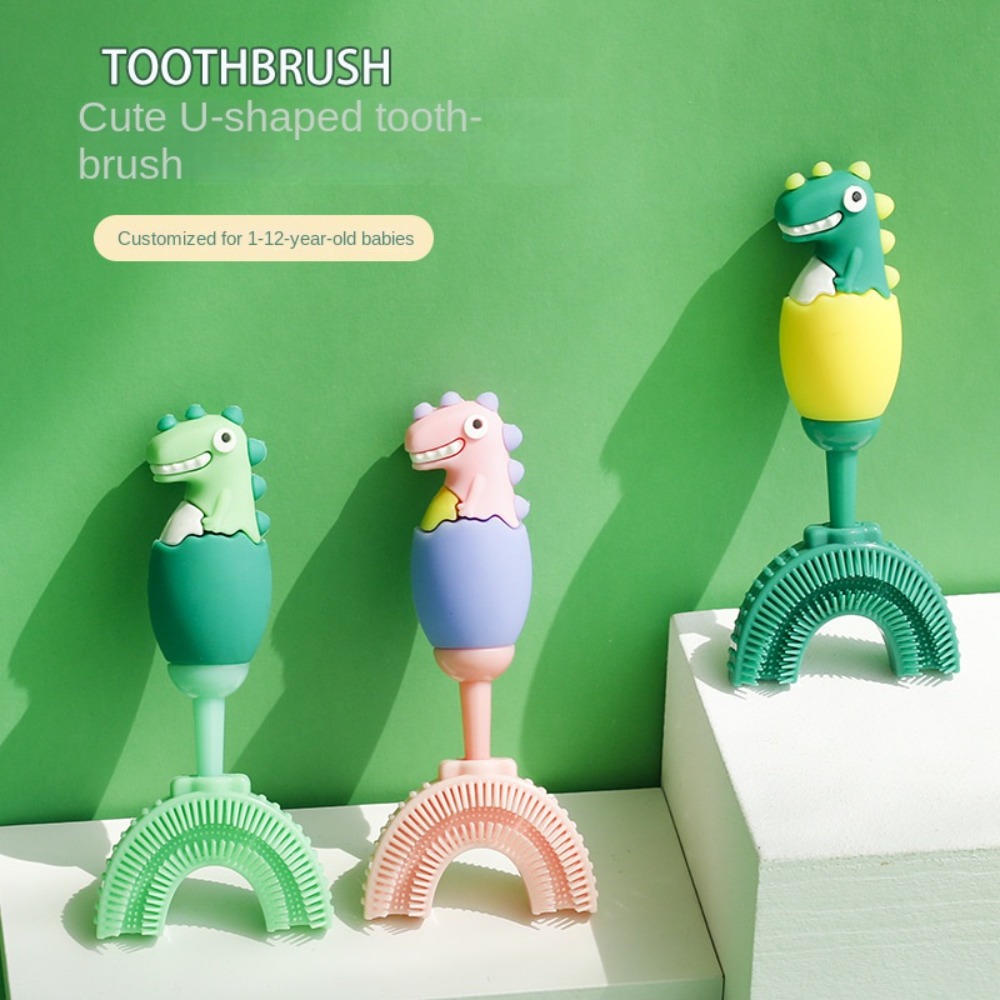 어린이 U자형 실리콘 칫솔, 치아 미백, 360 도 - Teeth Whitening Toothbrush 리뷰 및 가격