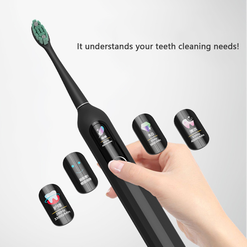 음파 진동 전동 칫솔 스마트 5가지 모드 IPX7 방수 - Teeth Whitening Toothbrush 리뷰 및 가격