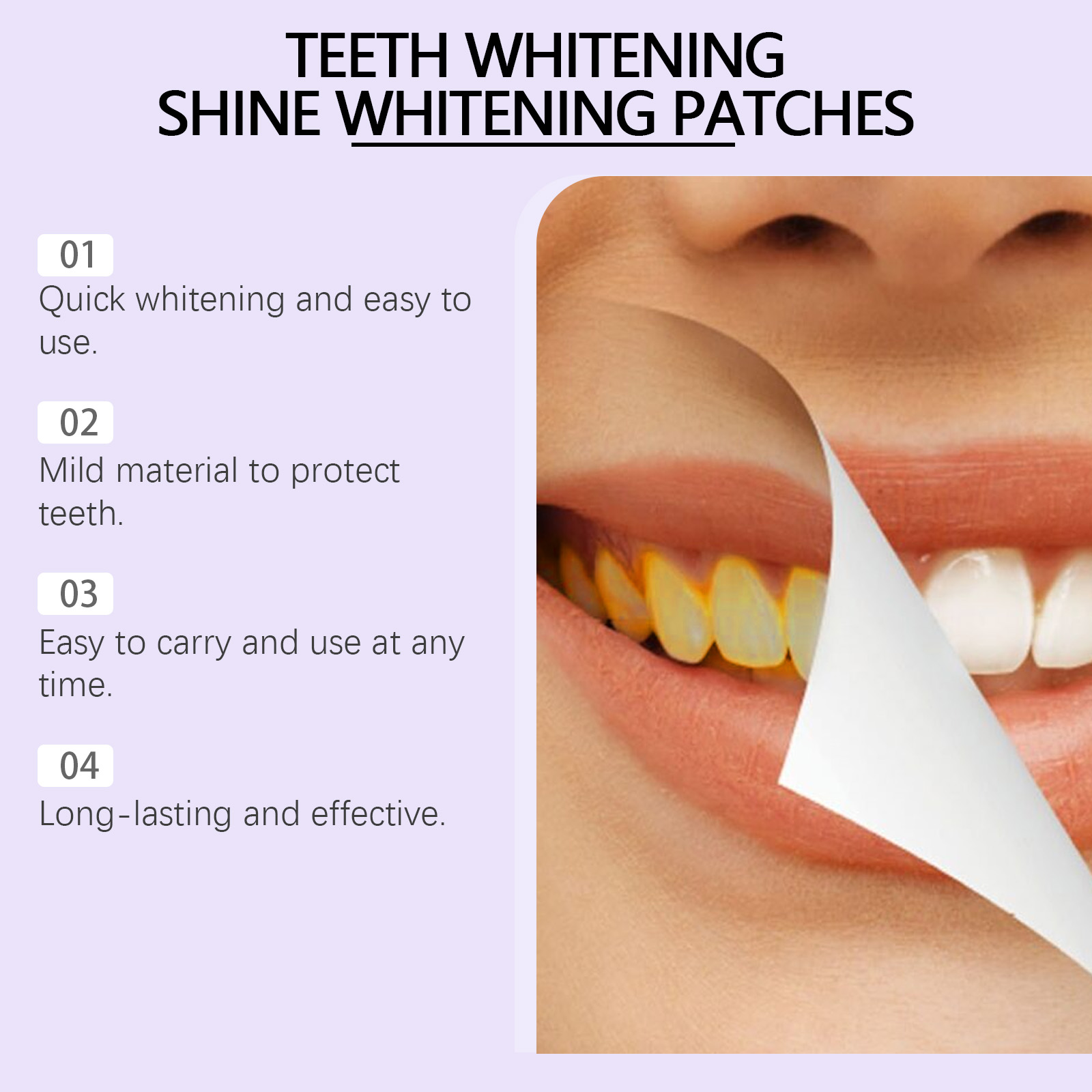 보라색 치아 미백 스트립 – 플라크 및 얼룩 제거, 치 - Teeth Whitening At Home 리뷰 및 가격