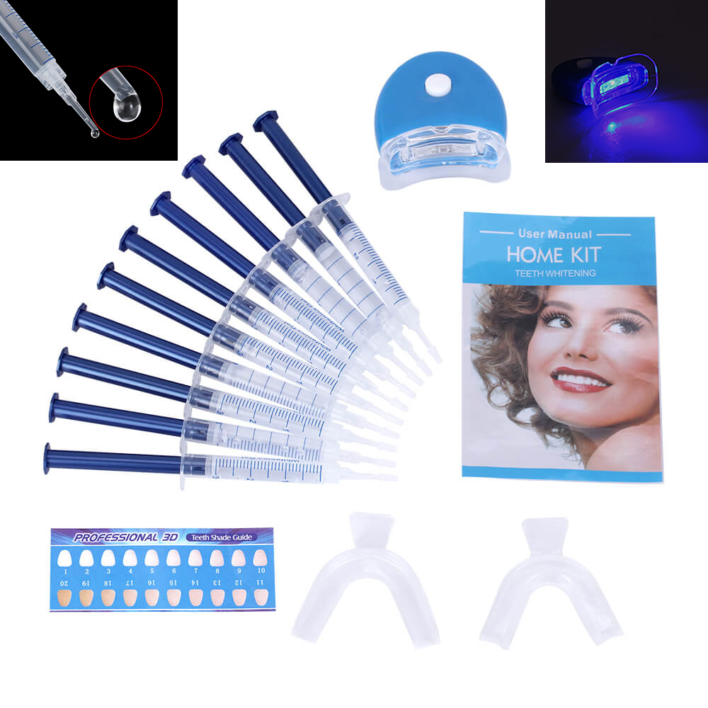 1 세트 치아 미백 44% 과산화물 치과 표백 시스템  - Teeth Whitening At Home 리뷰 및 가격