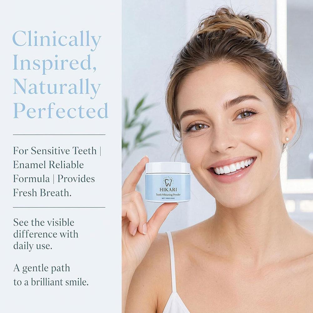히카리 치아 세척 파우더 100g 민트 화이트닝 표면  - Teeth Whitening With Peroxide 리뷰 및 가격