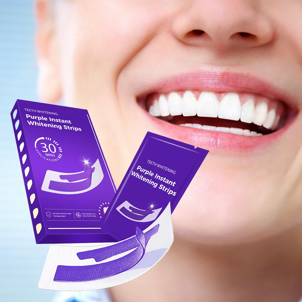  스마일킷 치아 미백 스트립 퍼플 V34 얼룩 제거  - Teeth Whitening At Home 리뷰 및 가격
