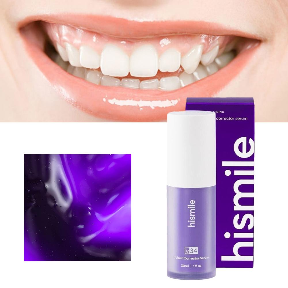    퍼플 V34 히스마일 치아 미백 세럼 컬러 코렉 - Teeth Whitening Crest 리뷰 및 가격