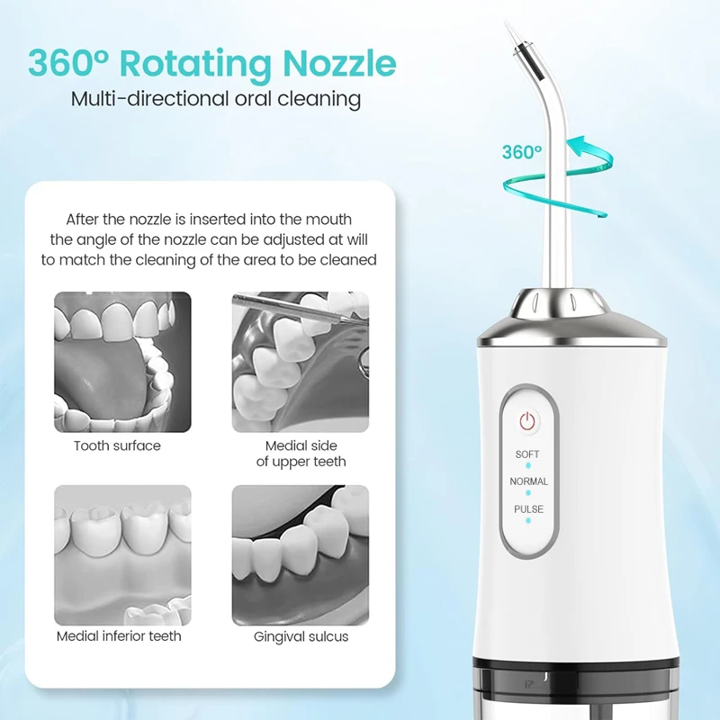 휴대용 치과 물 Flosser 구강 Irrigator  - Dental Floss Picks 리뷰 및 가격