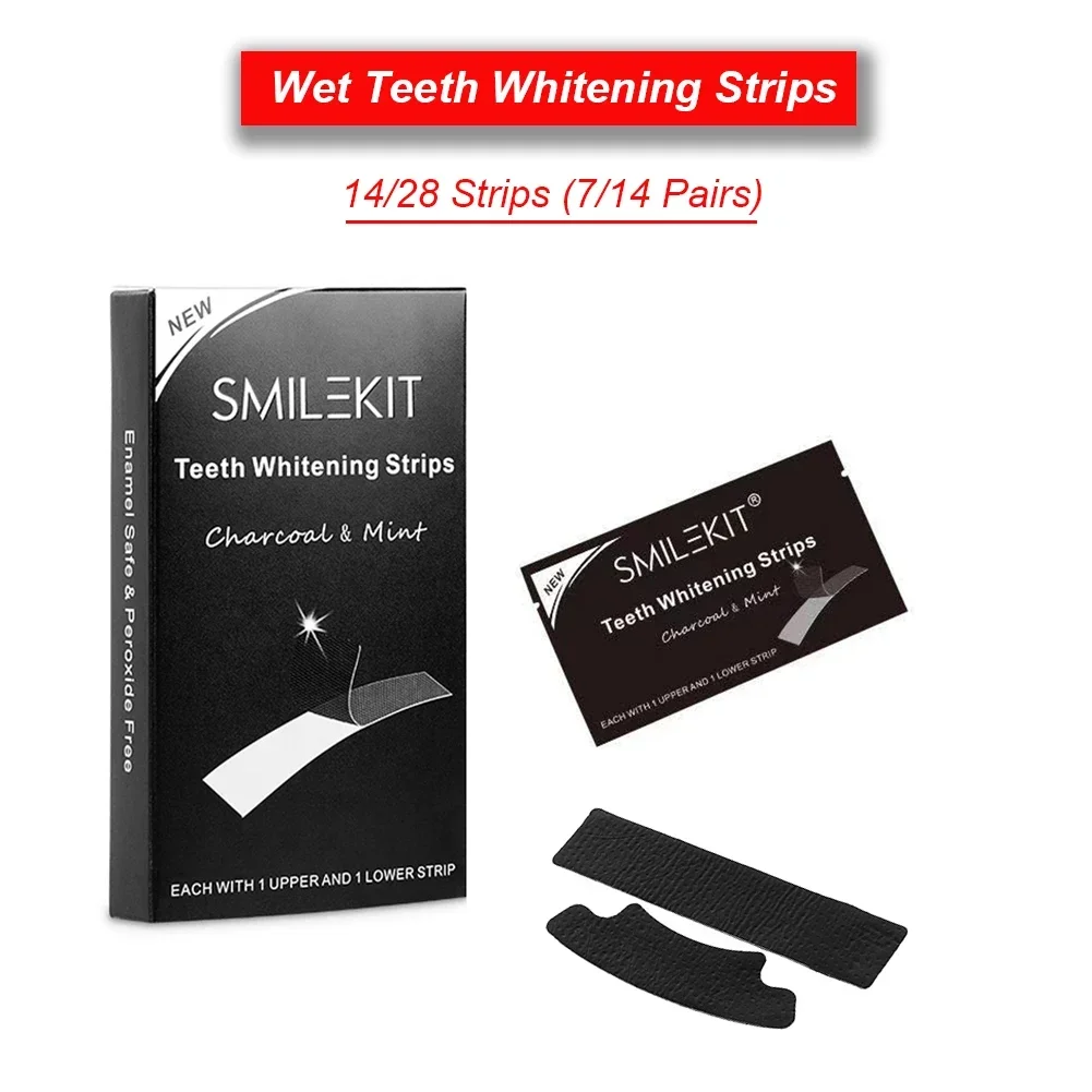 28/14Pcs 새로운 PAP + 숯 젤 치아 미백 스 - Teeth Whitening Crest 리뷰 및 가격