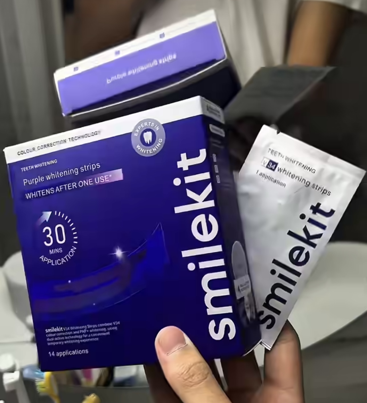 7/14 쌍 치아 패치 세트 SmileKit 브랜드 치 - Teeth Whitening Crest 리뷰 및 가격