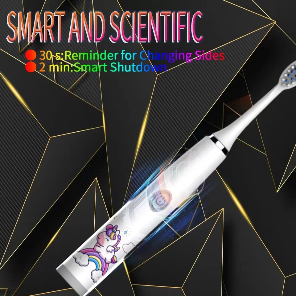 어린이 소닉 전동 칫솔 어린이를위한 다채로운 만화 충전 - Teeth Whitening Toothbrush 리뷰 및 가격