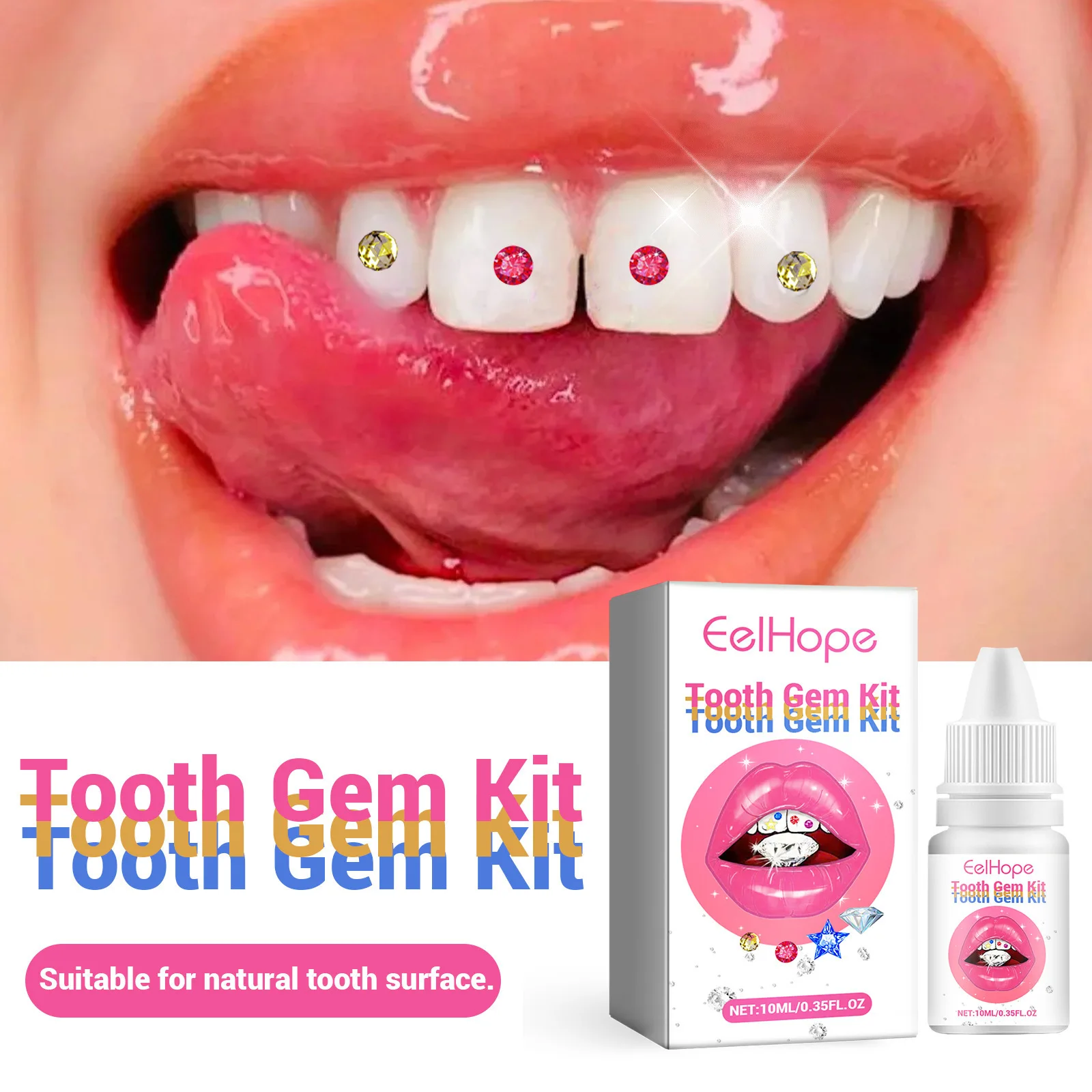 치아 장식 키트 DIY 투명 보석 장식 글리터 아름다운 - Teeth Whitening Free 리뷰 및 가격