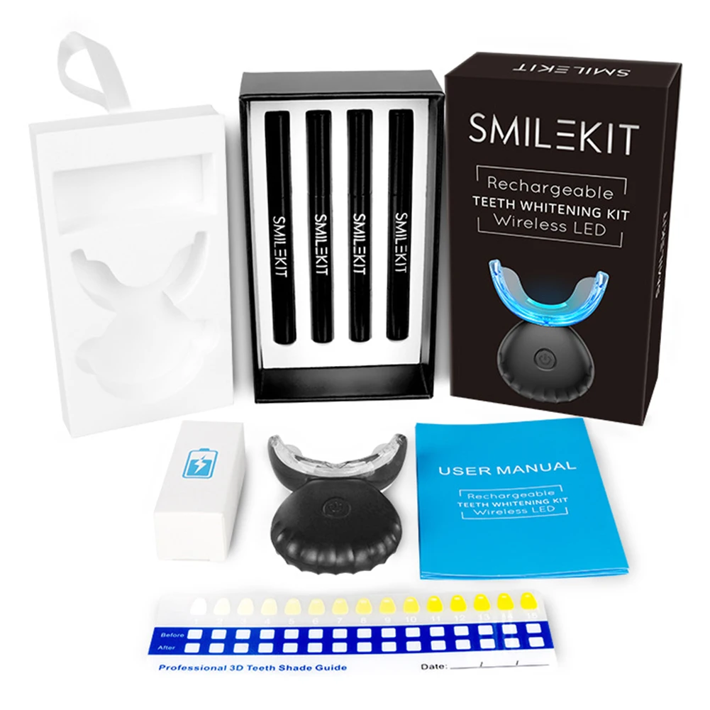 치과 치아 미백 키트 미니 16 LED 콜드 라이트 3 - Teeth Whitening At Home 리뷰 및 가격