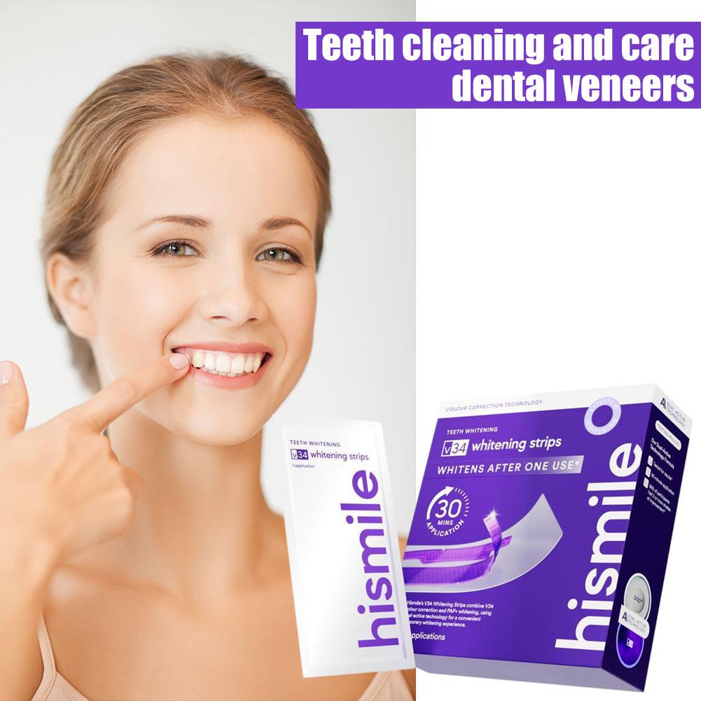 히스마일 V34 치아 미백 콤보 키트, 퍼플 얼룩 제거 - Teeth Whitening Crest 리뷰 및 가격