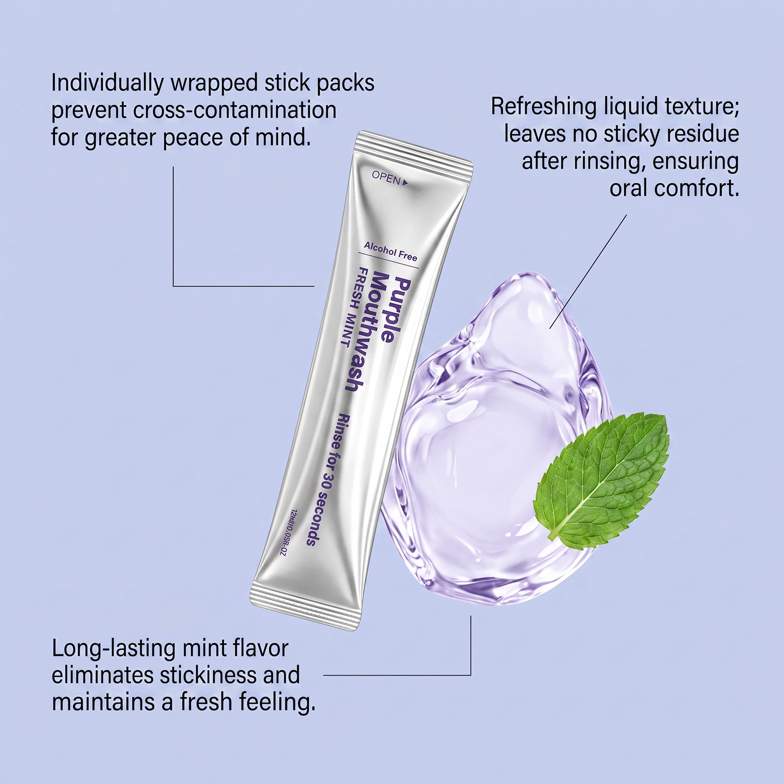 20팩 인스턴트 화이트닝 구강청결제 치아 색상 교정 구 - Whitening Mouthwash 리뷰 및 가격