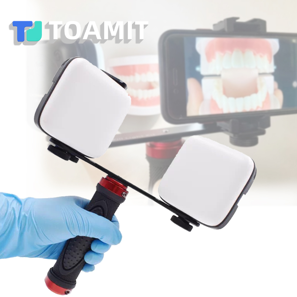 치과 사진 촬영 조명, 스마트폰용 블루투스 LED 플래 - Teeth Whitening Session 리뷰 및 가격