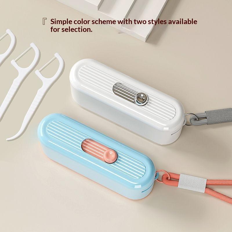 방진 방수 자동 치실 보관함 휴대용 용기 (피크닉 야외 - Dental Floss Picks 리뷰 및 가격