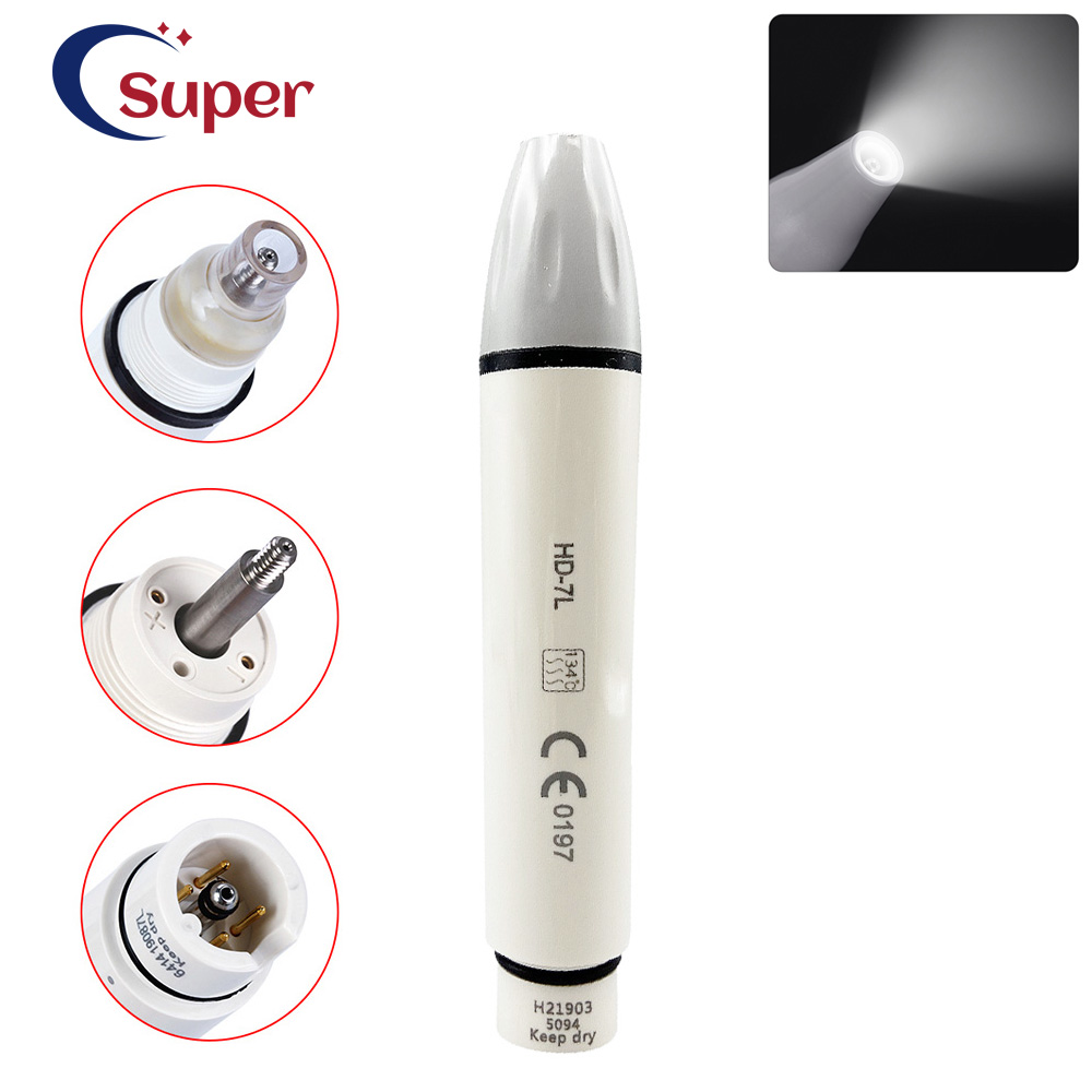 LED 조명이 있는 치과용 초음파 스케일러 HD-7L  - Teeth Whitening Youtube 리뷰 및 가격